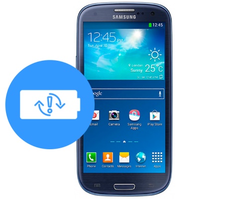 Замена аккумулятора (батареи) Samsung Galaxy S3